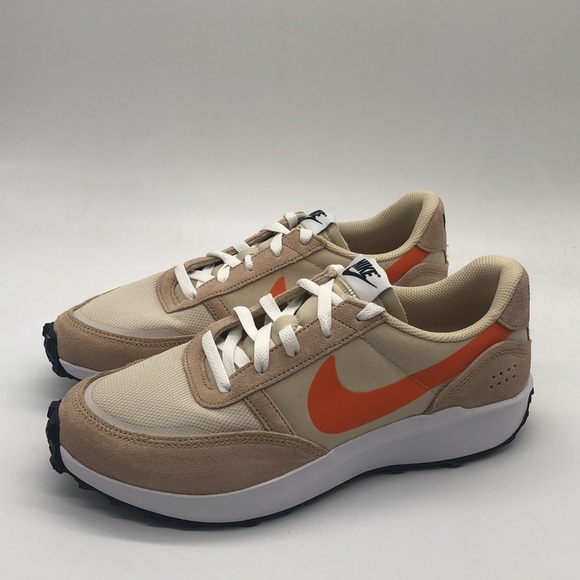 New Men’s Nike Waffle NAV Hemp Safety Orange Sneaker FJ4195-200 NWOB - Picture 4 of 5